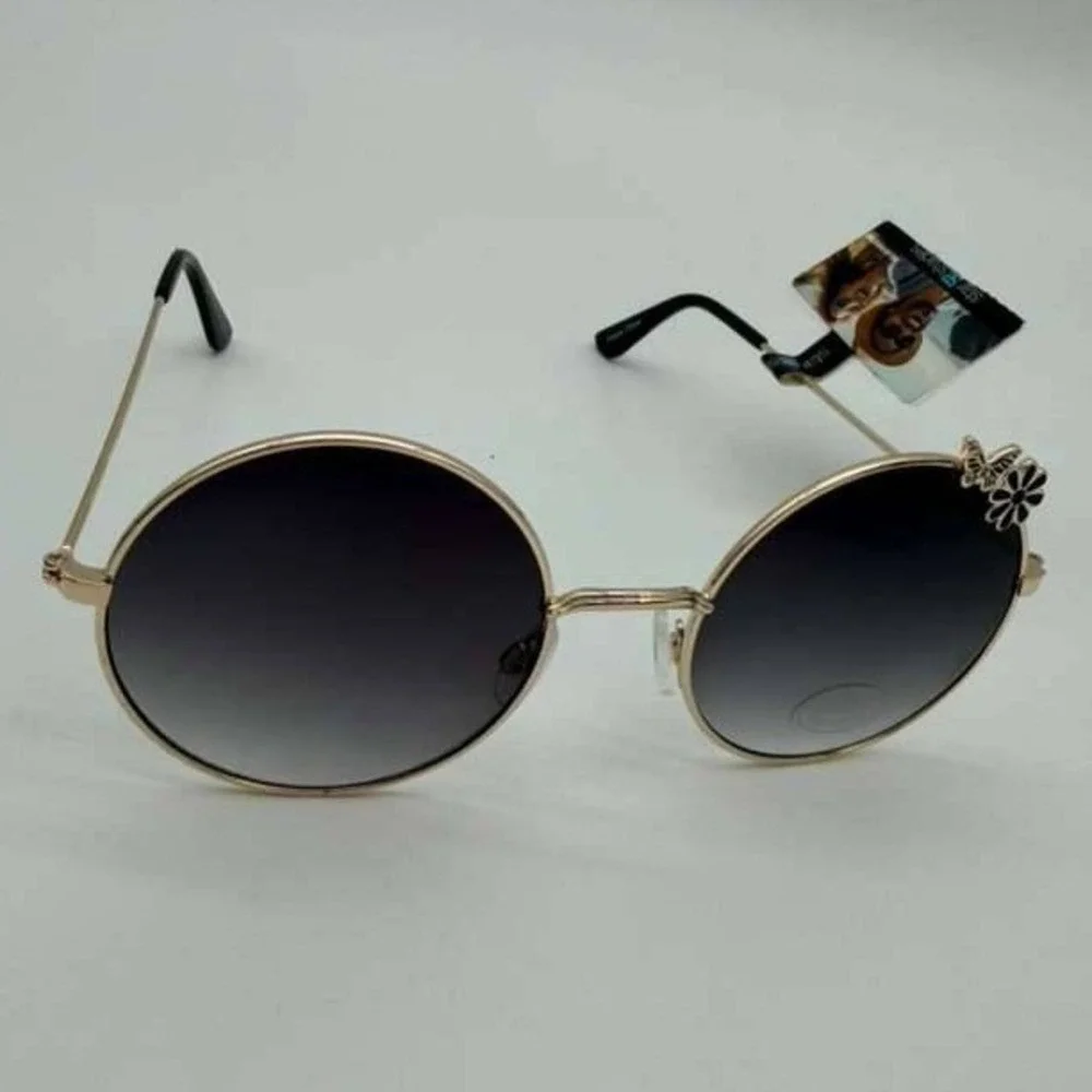 Brand‎ Star S2 Wrap-Around Sunglasses – Black with Silver Star Detail – NWT